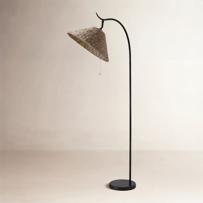 64'' Sea Grass Shade Floor Lamp