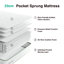 Novilla 23cm Memory Foam  Pocket Sprung Mattress-109188950