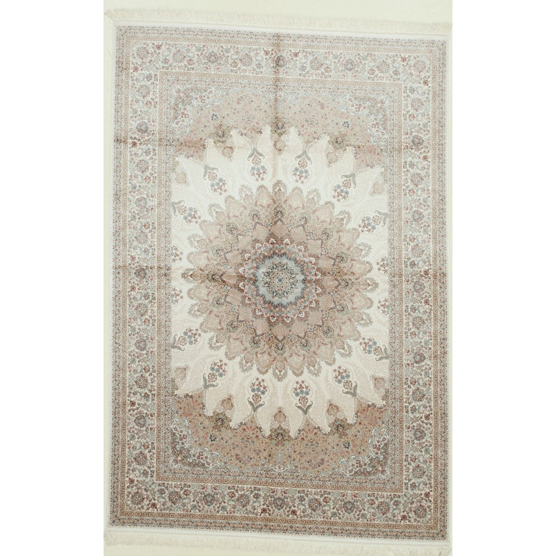 Tapis contemporain contemporain touffeté à la main 7X10, Rectangle 6 pi 6 po x 9 pi 6 po