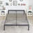 Platform BedWith USB Charging Station, 14 Inch High Heavy Duty Metal Platform, 12.6" Storage Beneath Bed-450285874