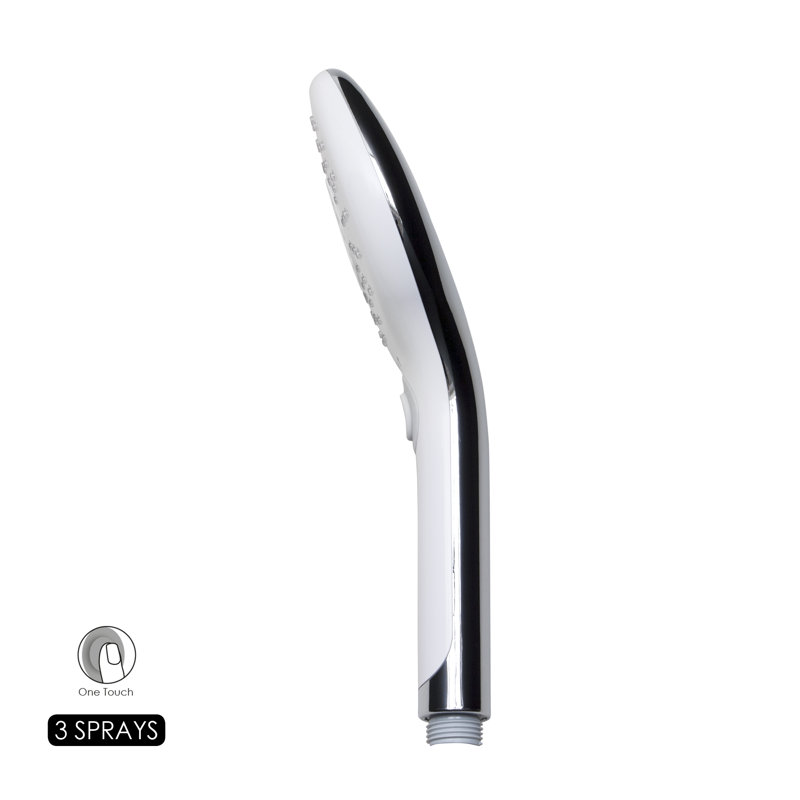 Handheld Shower Head, White