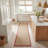 Debroh Natural / Red Fiber Seagrass Solid Color Rug-928576581