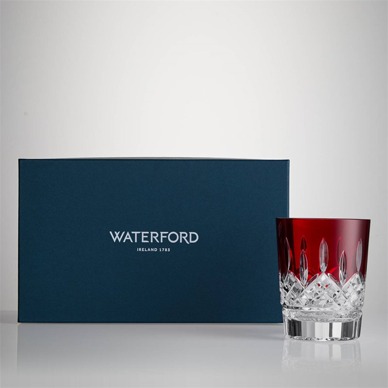 Waterford Lismore Red DOF 12.5floz, Set of 2