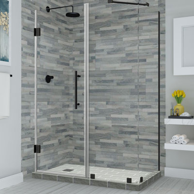 Bromley 30" x 72" Rectangle Hinged Shower Enclosure
