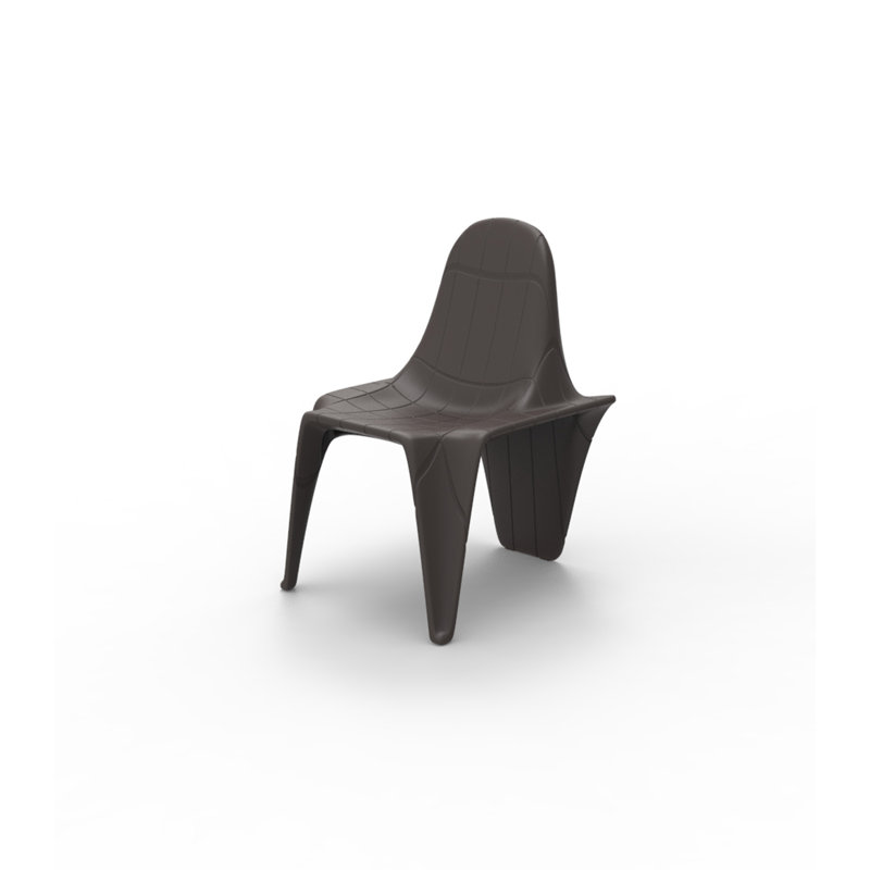 F3 Stacking Patio Dining Side Chair, Bronze