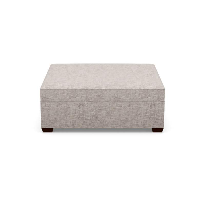 Square Ottoman, 9637-80, Walnut
