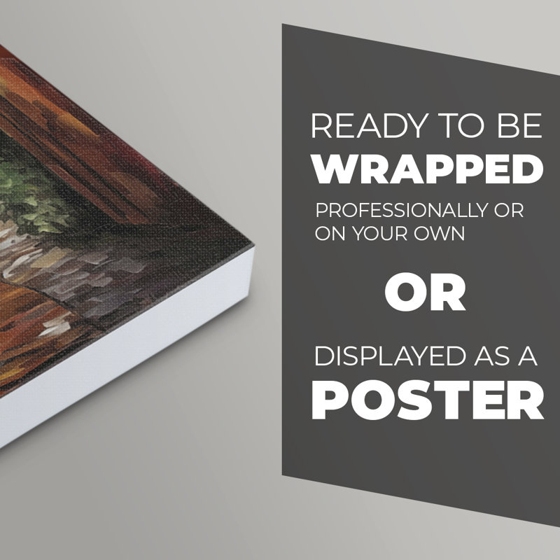 LANDSCAPES Series CCLX -Canvas Print Only - NOT FRAMED, 18" H x 12" W