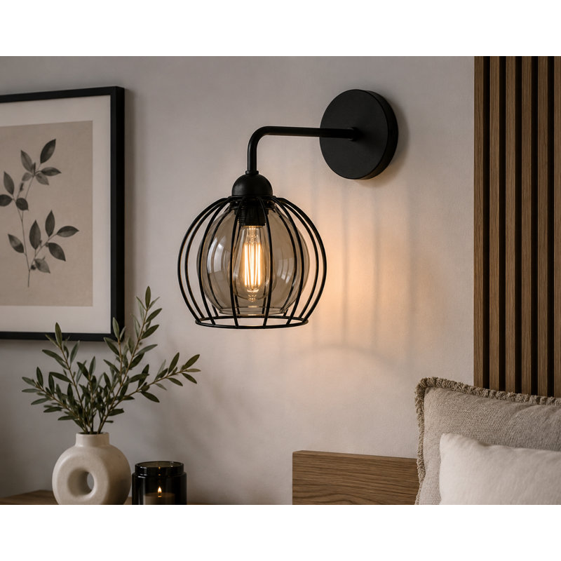 Steel Armed Sconce