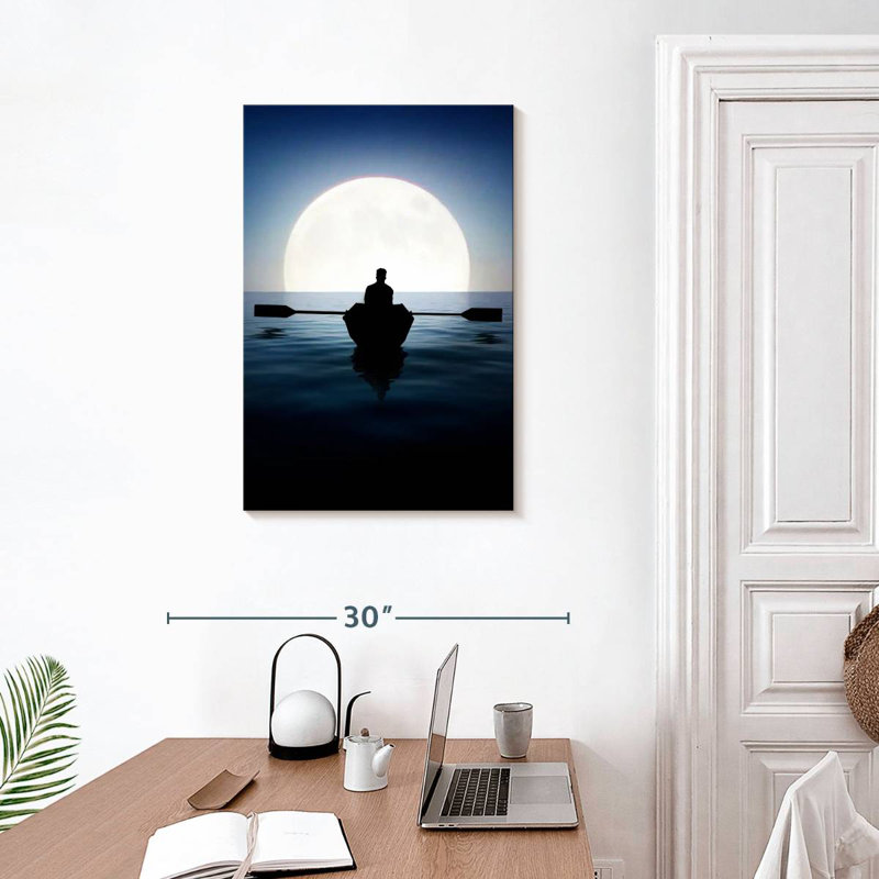 Aletra Moonlight Paddling, 30" H x 20" W
