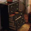 Armoire de rangement rétro de style français