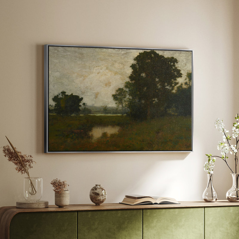 Paysage rétro - MIV, Argent, H 27 po x l 41 po x P 2 po