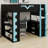 Gaming Loft Bed With Built-In Desk, RGB Lighting, Power Outlet And Storage Drawer-1473495646