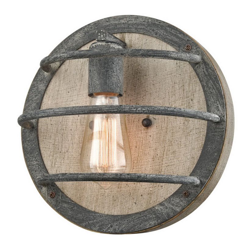 Plafonnier encastré gris clair Wimberly 1