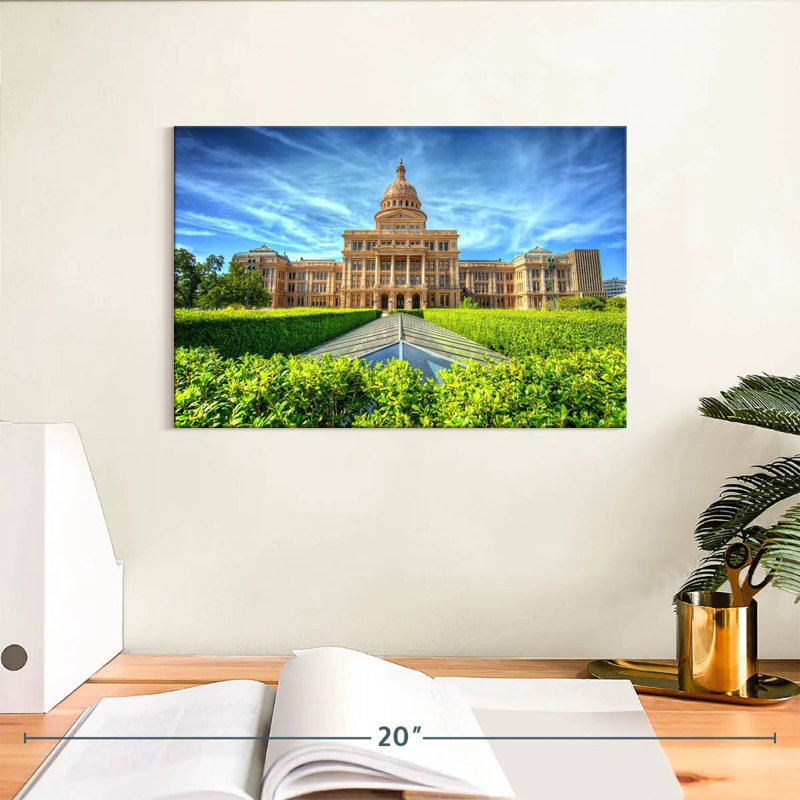 Texas Capitol, H 8 po x l 12 po
