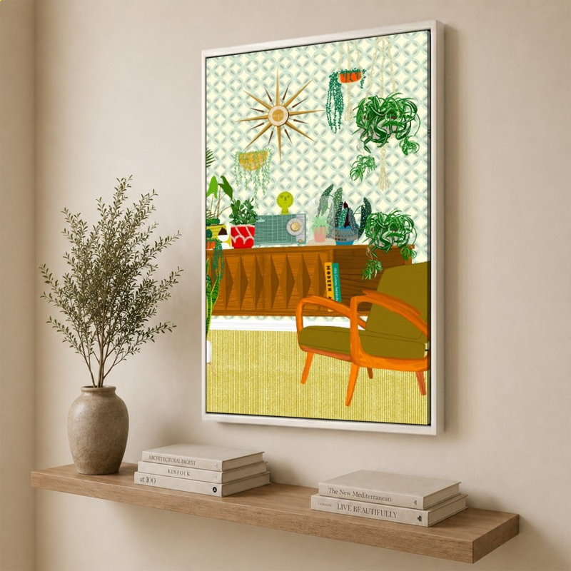 «Plant Living Room» par Jen Bucheli - Impression sur toile