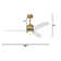 Murdo Sleek Modern 3-Blade Led Lighted Ceiling Fan With Remote