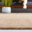 Tapis beige en laine / coton tissé à la main Brandal-965186656