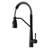  Commercial Dual-Function Pull Down Kitchen Faucet with High Arc Spring Spout-114551117
