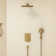 RainfallCascade 10" Wall High-Pressure Balanced Shower System with 3-Setting  Hand Shower