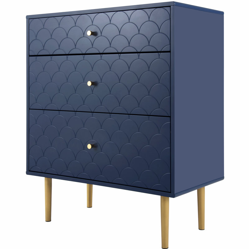 Luis 75cm W 3 - Drawer Chest of Drawers