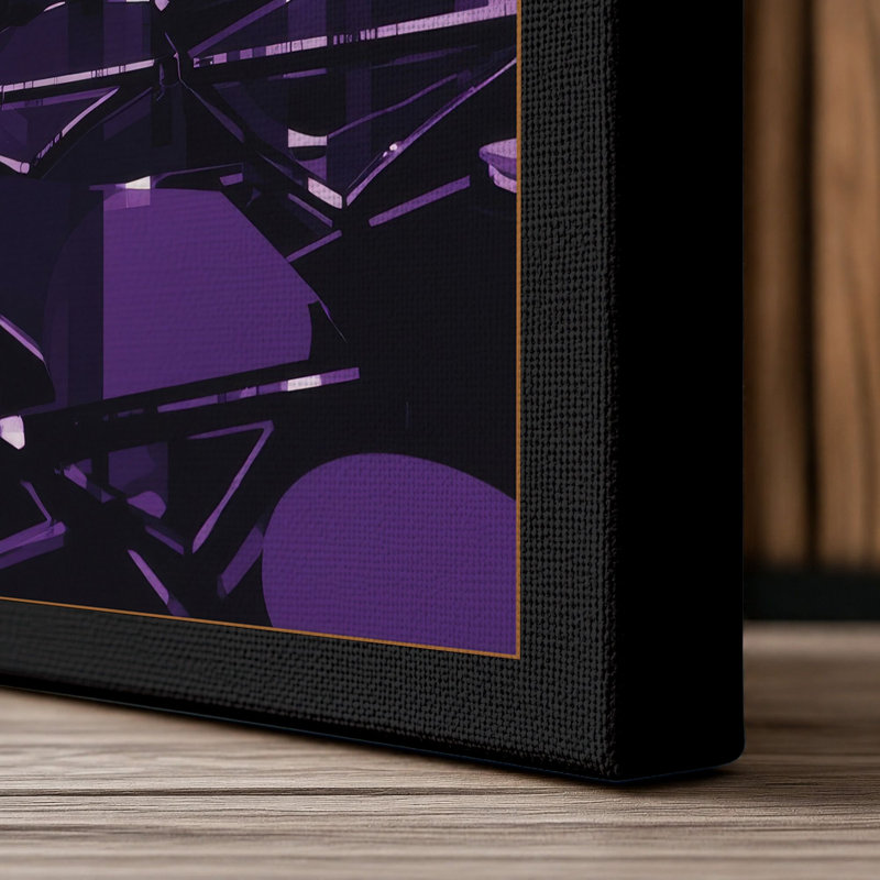 Urban Fragments Industrial - Wrapped Canvas, 30x20 - 76.2 x 50.8 cm, Black Border