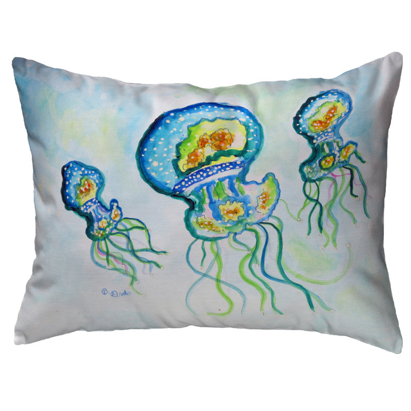  Coussin décoratif intérieur / extérieur Three Jellyfish