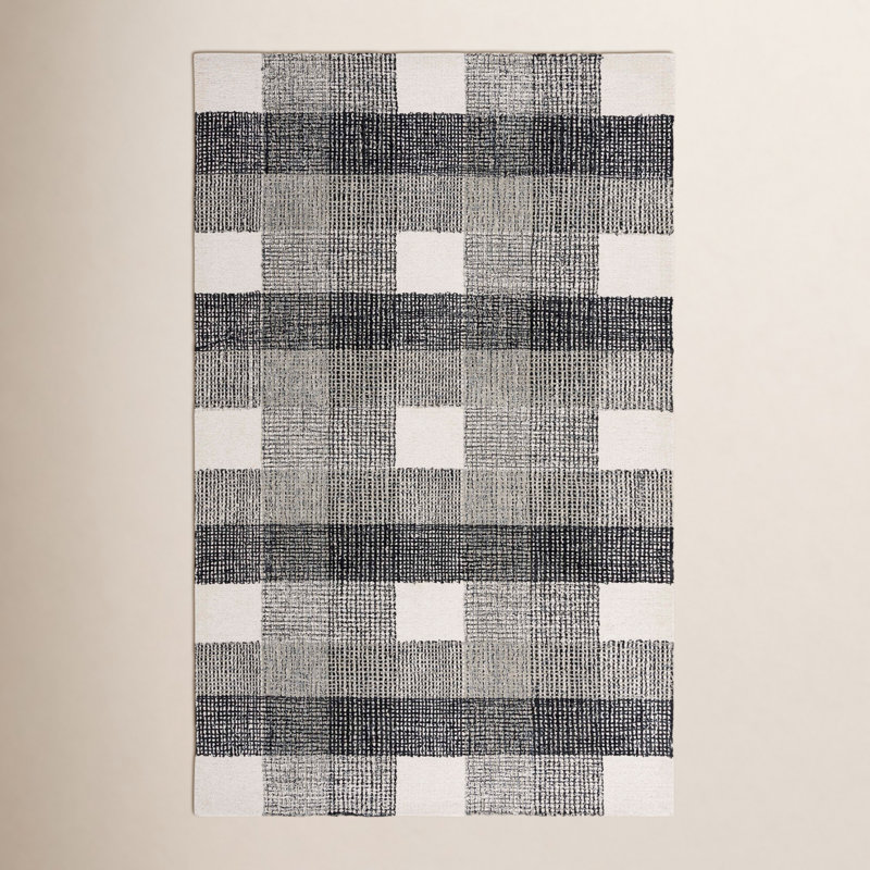 Tapis en coton touffeté à la main genre, Rectangle 9 pi x 12 pi