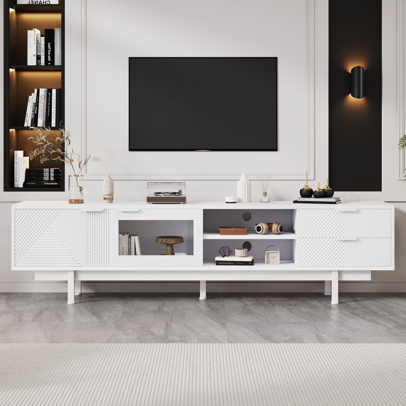 TV Stand for TVs up to 85", White