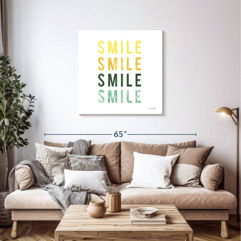 Tergel Smile Smile, H 36 po x l 36 po