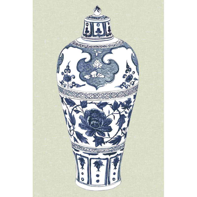 Vase antique chinois I, H 36 po x l 24 po