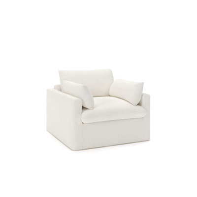 Luna Slipcovered Chair and a Half by Birch Lane