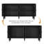 Buffet rétro 62 "avec tablettes réglables et 4 portes, buffet avec creux sculpté -1660845034
