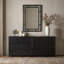 Miroir mural rétro en verre avec cadre géométrique Art Deco-484773081