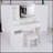 Versatile Large Desktop Vanity Table with LED Mirror and High Capacity Storage