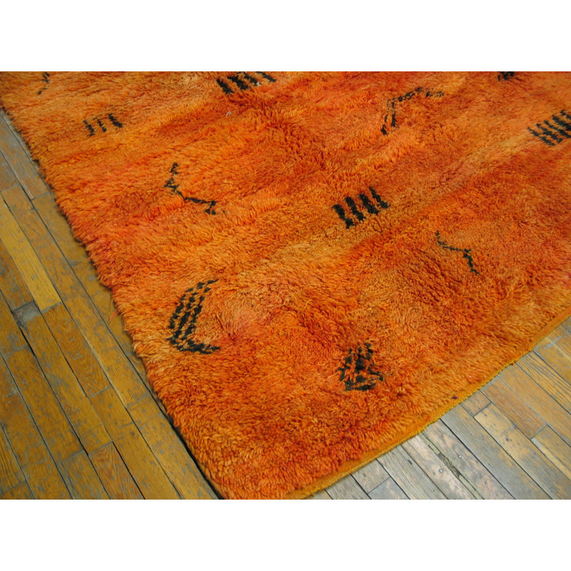 Hand Knotted Wool Geometric Area Rug