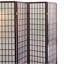 Paravent de 70 pouces de hauteur à 4 panneaux de style japonais avec finition cerisier-2066928361