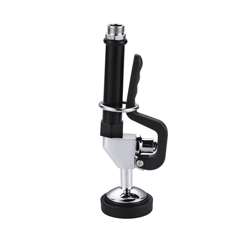Remplacement du pulvérisateur commercial pré-rinçage pour robinet d'évier de cuisine, Noir, noir, noir, noir