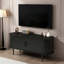 Console de télévision moderne avec porte coulissante et rangement spacieux-252325882