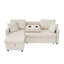 3 Seater Linen Sofa & Chaise-587791057
