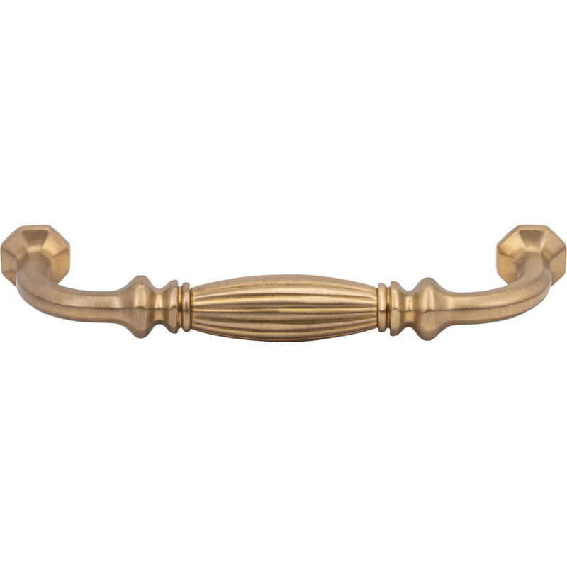 Roscato Pull, Unlacquered Brass, 3 3/4"