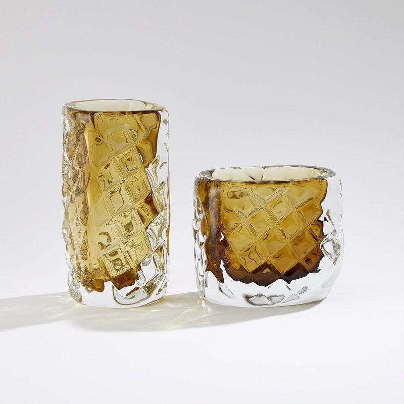 Glass Table Vase, Overall Height-  12"