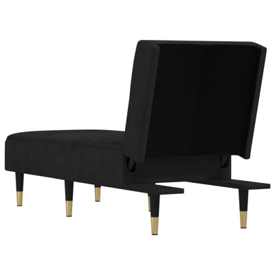 Rajana Velvet Chaise Lounge