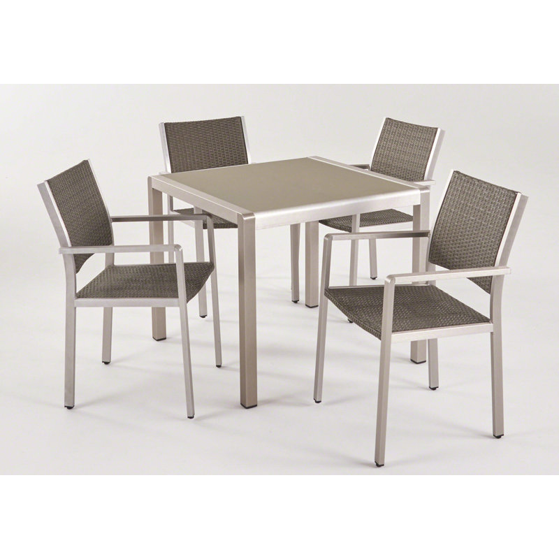 Ensemble repas de patio 5 pièces Schrimsher