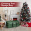 Sac de rangement pour arbre de Noël robuste pour arbres artificiels de 9 pi, boîte d'arbre de Noël imperméable avec roulettes et fermeture à glissière, grand contenant de rangement pour décoration des Fêtes
