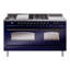 ILVE Nostalgie II 60 Dual Fuel Range, 5 Burners, Griddle, Frenchtop -1514149092-1514149103