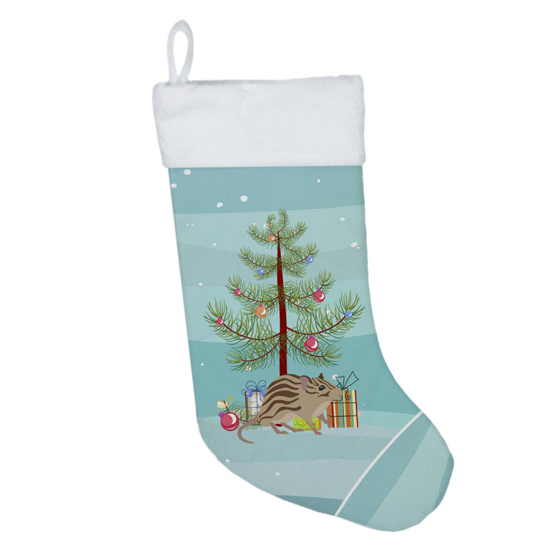 Chaussette de Noël joyeux Noël zèbre