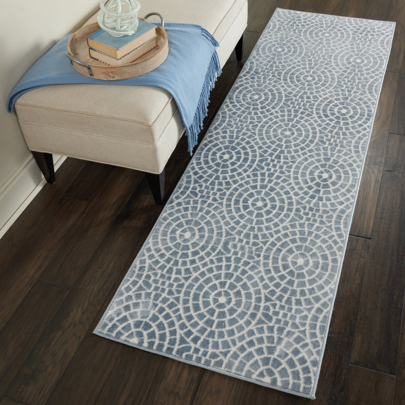 Geometric Indoor Rug, Runner 2'2" x 7'3"