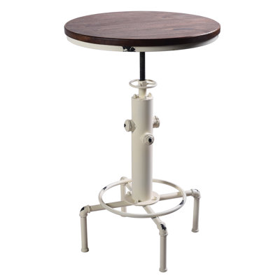 Table bistro industrielle 32,28 à 36,22 po