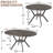 42.5-58.2 Inch Extendable Round Dining Table With Storage Shelf For 4-6 People-1252142057