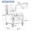 Arm Push Recliner PU Armchair